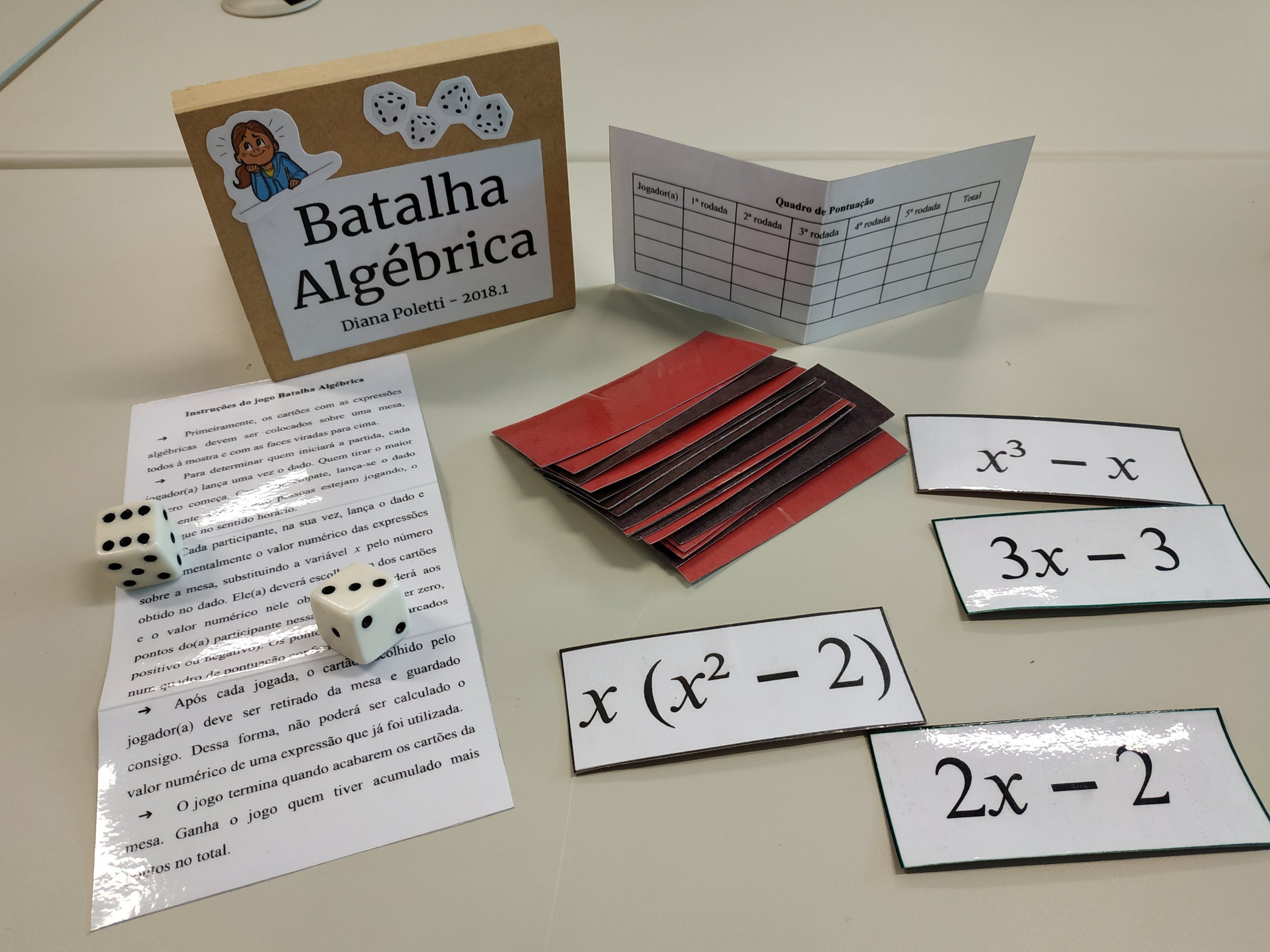 Jogos no ensino de álgebra