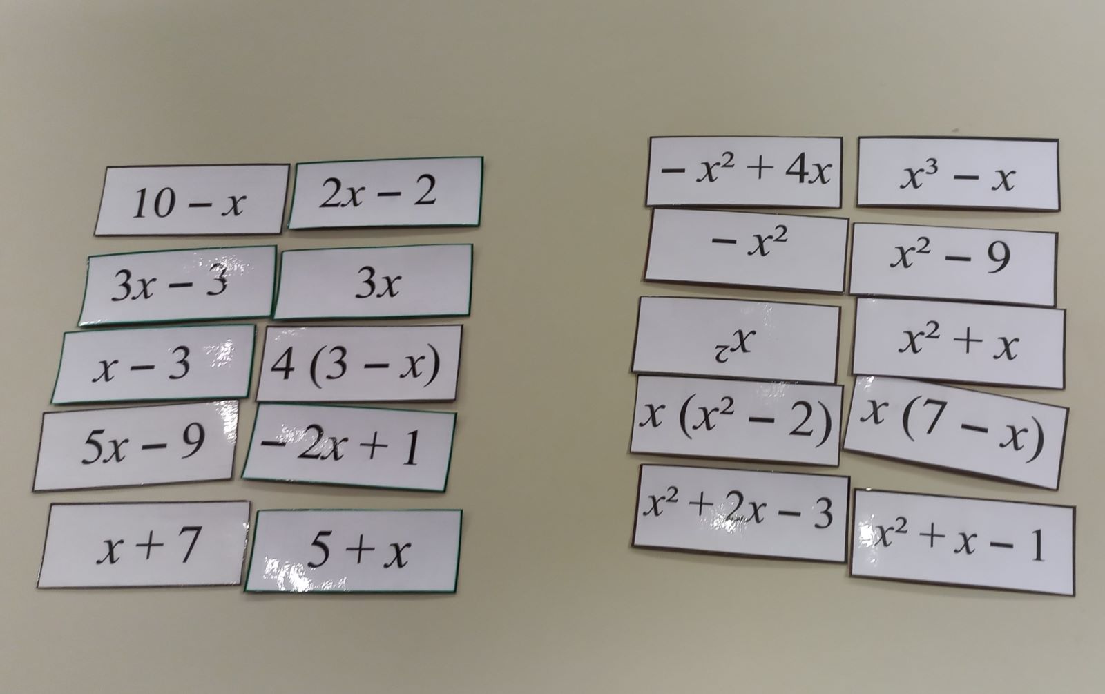 Simplificar expressões algébricas – GeoGebra